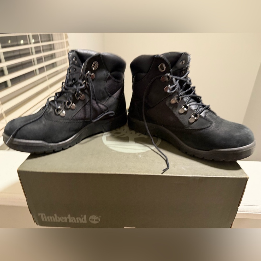 Timberland Black Field Boots